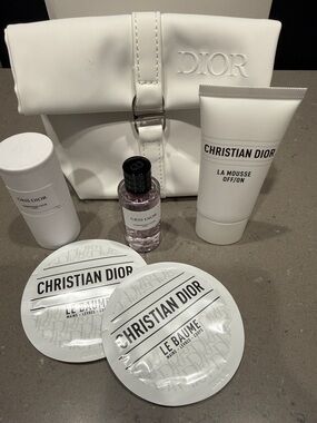 Christian Dior Travel Beauty Set - with Travel Size Gris Dior and La Mouse, new